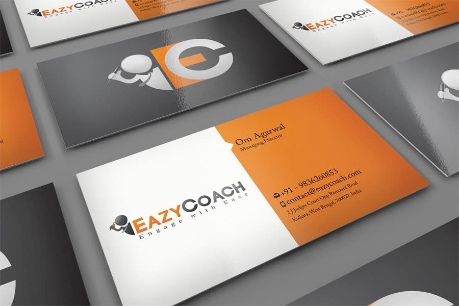 Penyertaan Peraduan #2 untuk                                                 Design Business Card for Eazy Coach
                                            