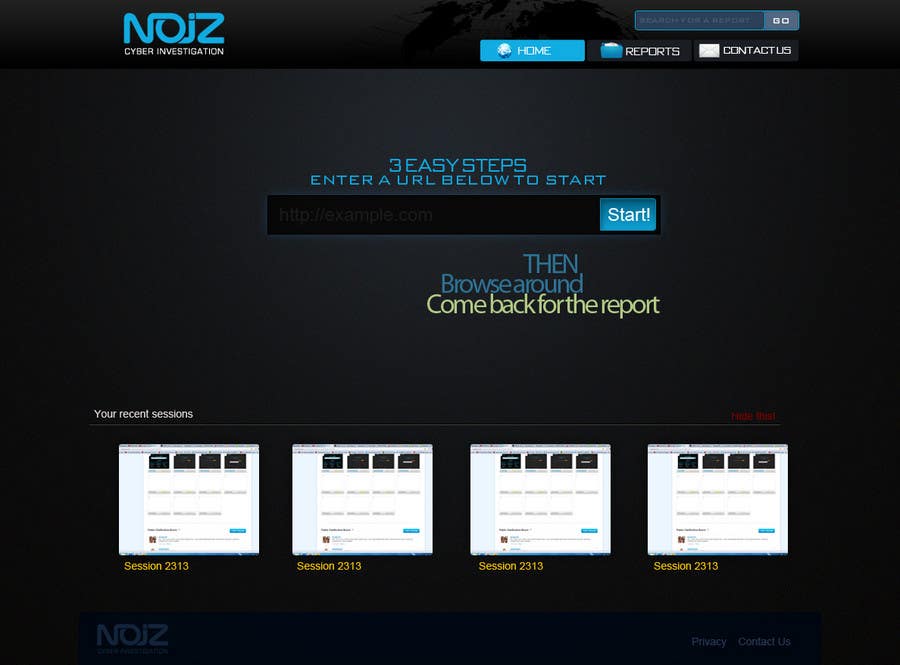 Intrarea #71 pentru concursul „                                                Website Design for Noiz Analytics
                                            ”