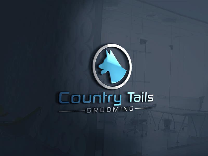 Tails logo. Enter country