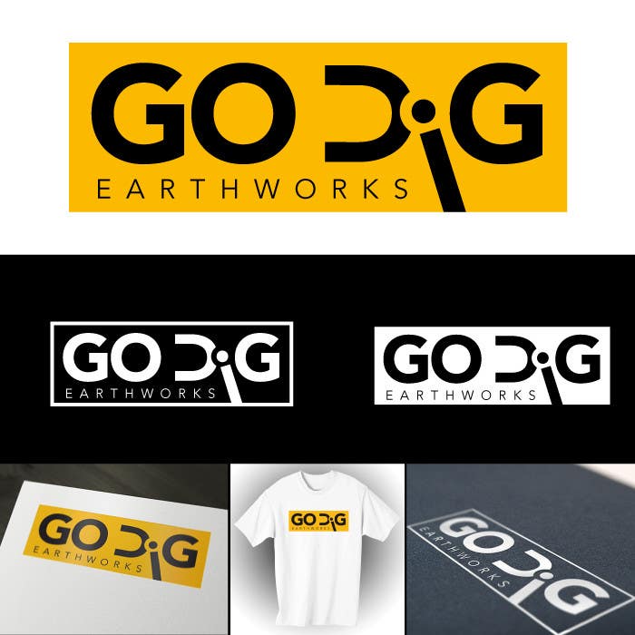 Wettbewerbs Eintrag #31 für                                                 Logo & Stationery Design for GO DIG EARTHWORKS
                                            