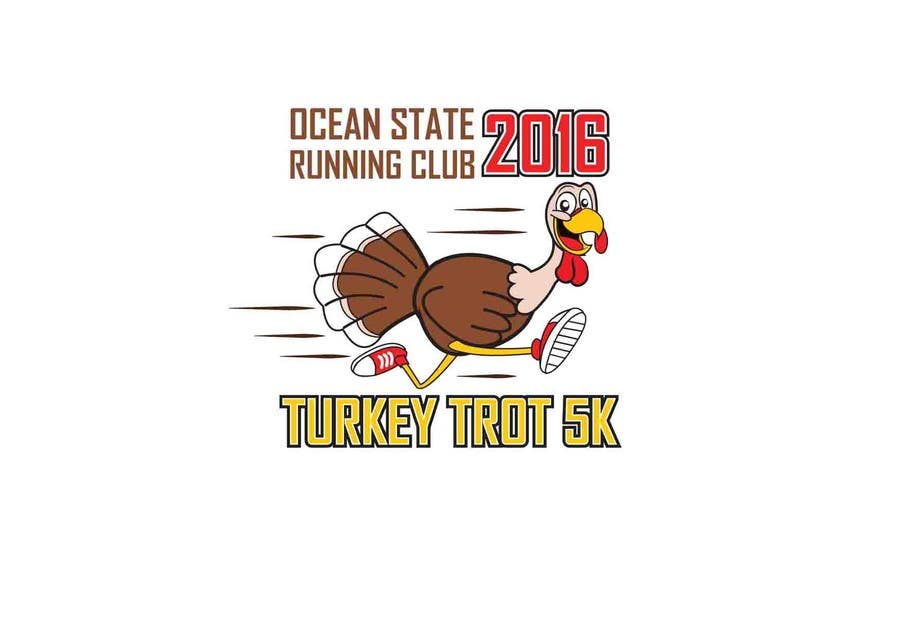 Penyertaan Peraduan #8 untuk                                                 Ocean State Run Club Turkey Trot 5K  Logo
                                            