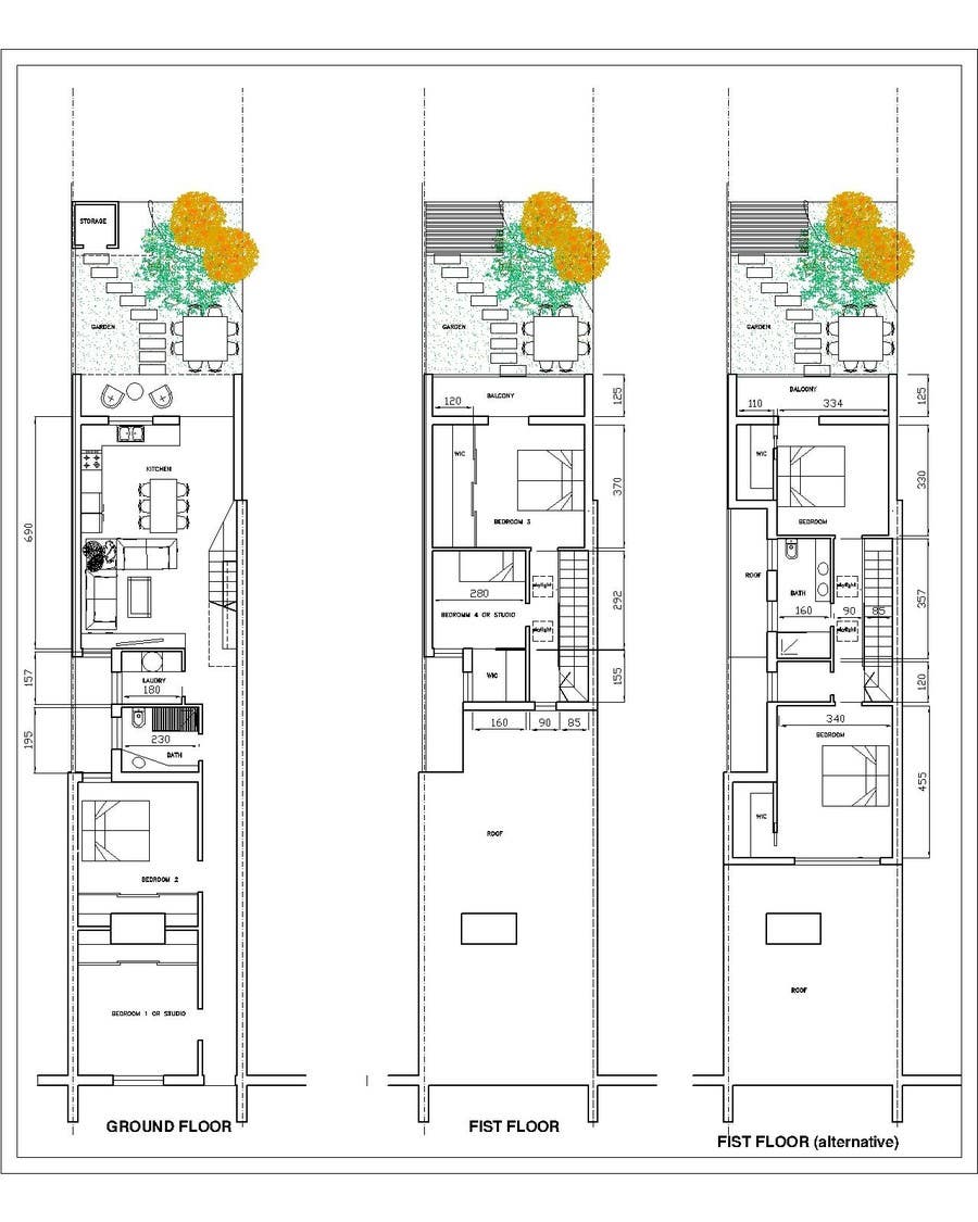 Kilpailutyö #22 kilpailussa                                                 Victorian Terrace Floor Plans
                                            