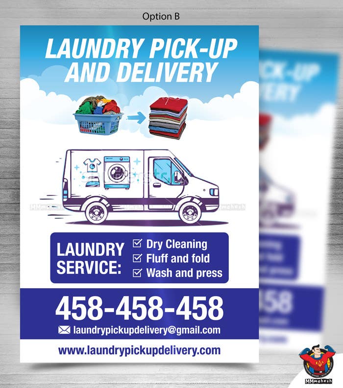 Contest Entry #7 for                                                 Flyer Design for PickUp and Delivery -- 1
                                            