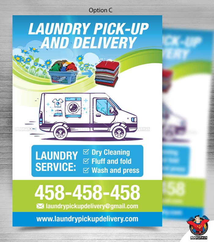 Contest Entry #8 for                                                 Flyer Design for PickUp and Delivery -- 1
                                            