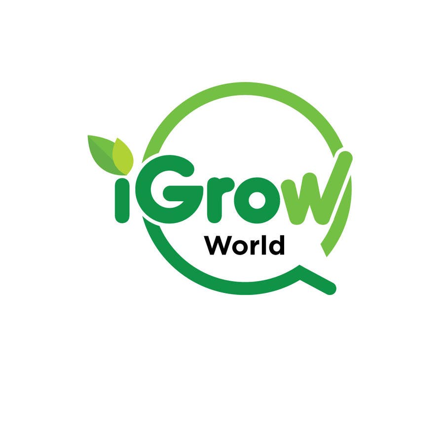 Kilpailutyö #93 kilpailussa                                                 Make Logo Variation for "iGrow World"
                                            