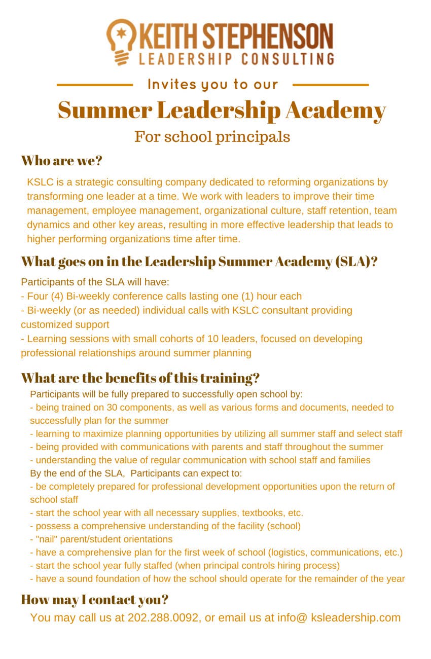 Contest Entry #3 for                                                 Summer Leadership Institute Brochure
                                            