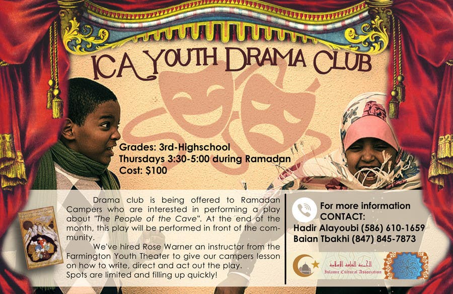Contest Entry #9 for                                                 Design a Flyer for a Drama Club
                                            