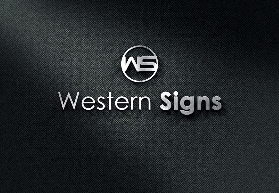 ผลงานการประกวด #64 สำหรับ                                                 Design a logo for a sign company
                                            