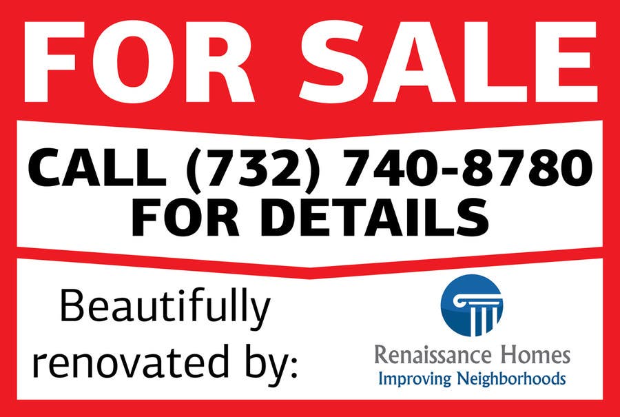 Contest Entry #34 for                                                 Design a FOR SALE yard sign for selling houses
                                            
