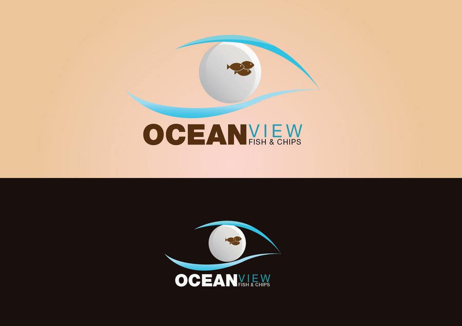 Entri Kontes #151 untuk                                                Logo Design for OceanView Fish & Chips
                                            