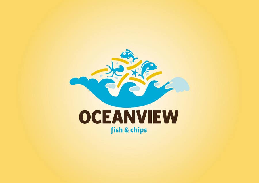 Konkurrenceindlæg #222 for                                                 Logo Design for OceanView Fish & Chips
                                            