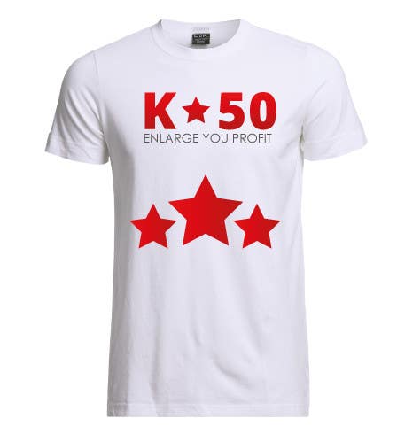 Inscrição nº 50 do Concurso para                                                 Design T-SHIRT for K50 (Разработка дизайна футболки for K50)
                                            