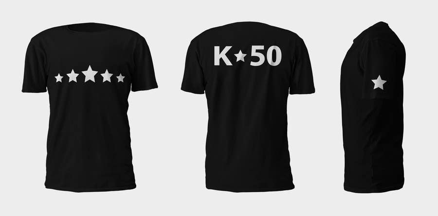 Proposition n°22 du concours                                                 Design T-SHIRT for K50 (Разработка дизайна футболки for K50)
                                            