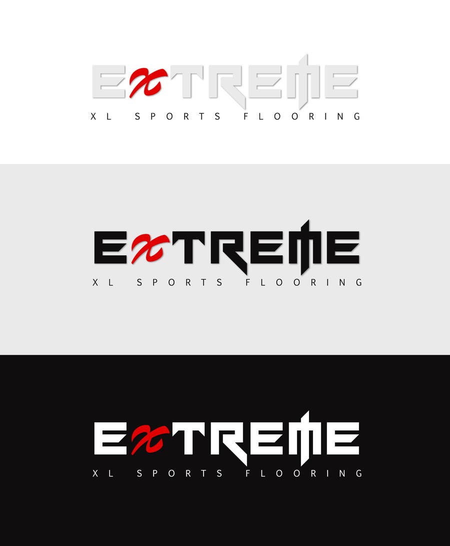 Penyertaan Peraduan #209 untuk                                                 Design a Logo for Extreme and Extreme XL Sports Flooring
                                            