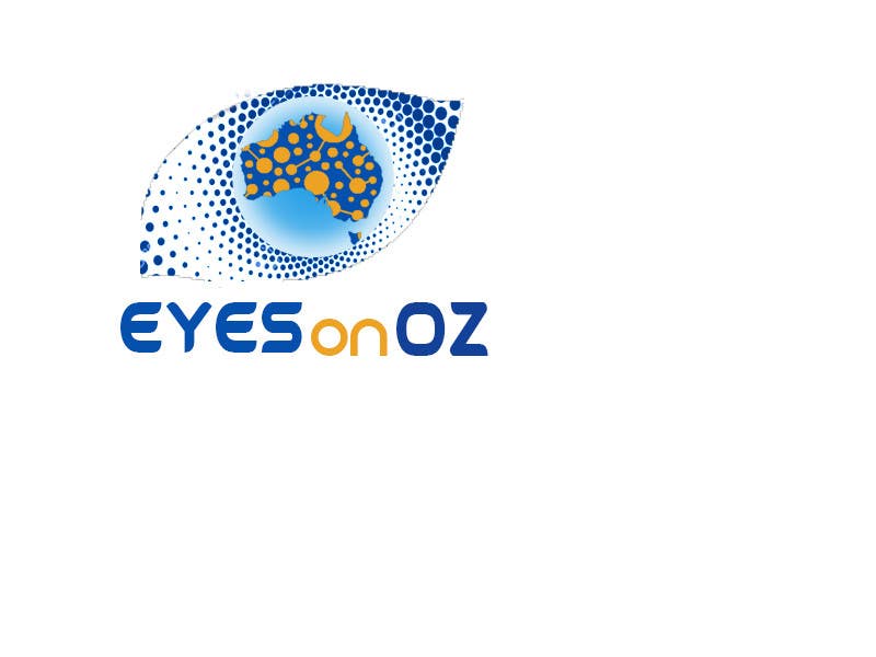 Contest Entry #61 for                                                 Website Logo Required - An Eye With Australia Inside - Fun Logo! Dot Art + Interesting Styles
                                            