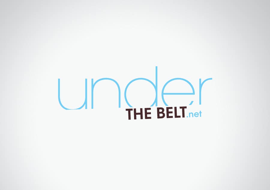 Kilpailutyö #17 kilpailussa                                                 Logo Design for UndertheBelt.net, Men's designer underwear store
                                            