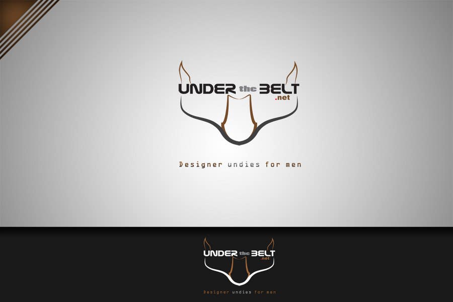Kilpailutyö #153 kilpailussa                                                 Logo Design for UndertheBelt.net, Men's designer underwear store
                                            