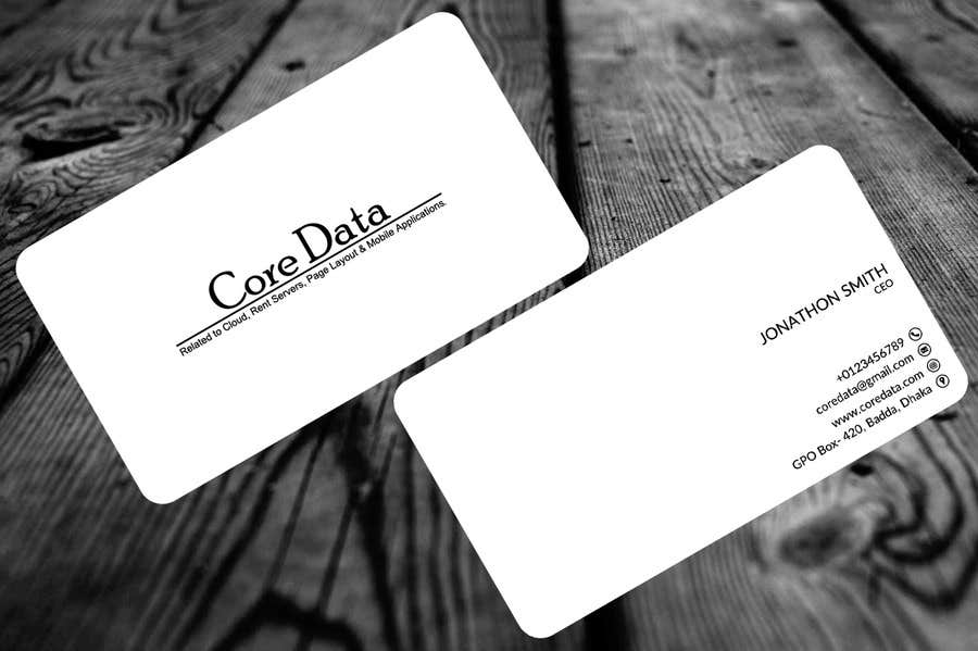 Penyertaan Peraduan #1 untuk                                                 Diseñar tarjetas CoreData
                                            