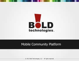 #2 untuk Design a Brochure for BOLD! Mobile Community Platform oleh rimskik