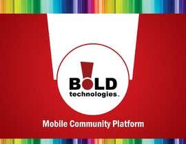 #14 untuk Design a Brochure for BOLD! Mobile Community Platform oleh linokvarghese