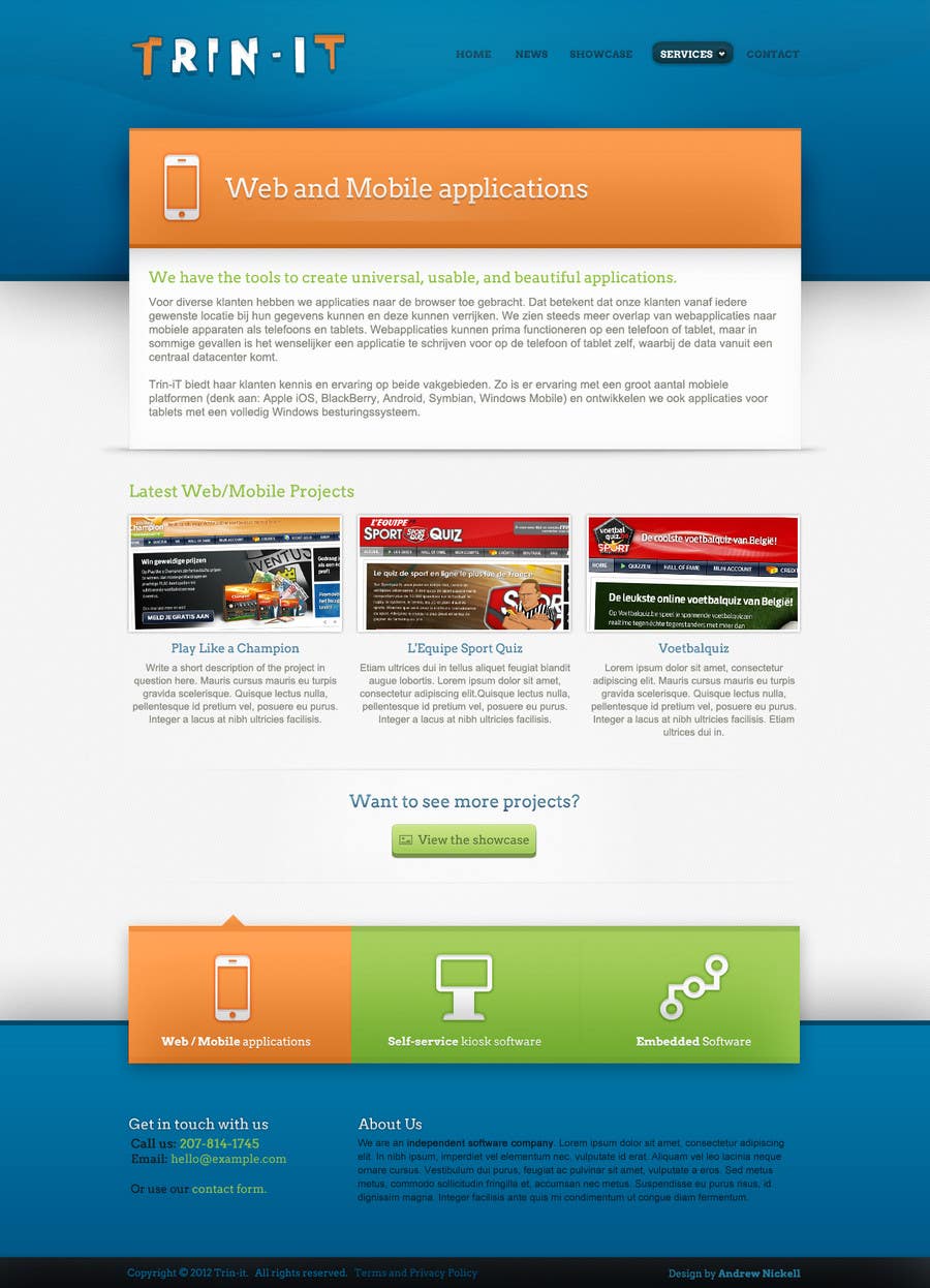 Contest Entry #29 for                                                 Website Design for Trin-iT Software Solutions
                                            
