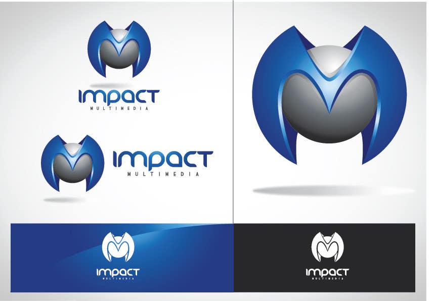 Penyertaan Peraduan #5 untuk                                                 Logo Design for Impact Multimedia
                                            
