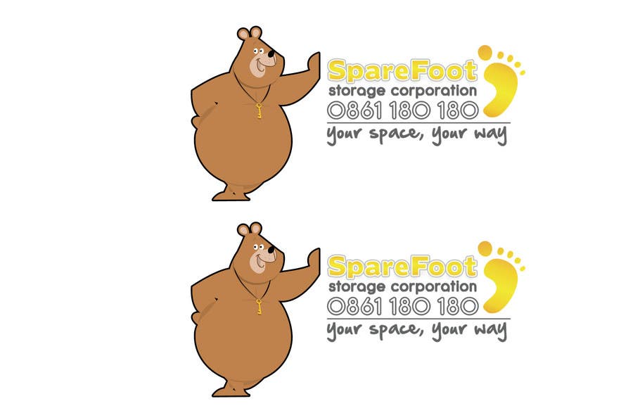 Kilpailutyö #20 kilpailussa                                                 Company Character/Mascot Design - Illustration design for Sparefoot Storage Co.
                                            