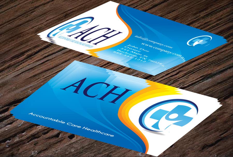 Proposition n°43 du concours                                                 Design some Business Cards for ACH
                                            