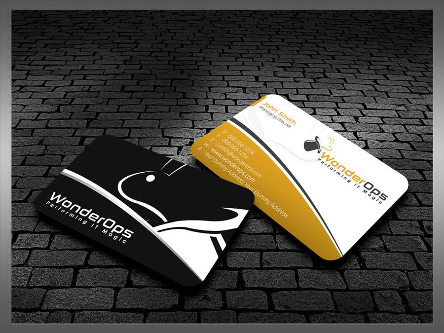 Kilpailutyö #27 kilpailussa                                                 Design some Business Cards for WonderOps
                                            