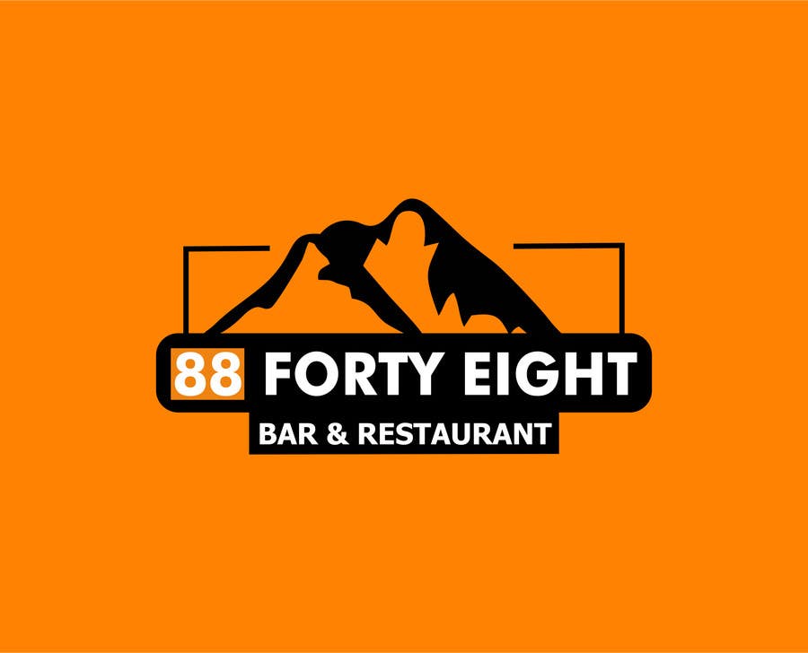Wasilisho la Shindano #254 la                                                 Design a Logo 88FortyEight Bar and Restaurant
                                            