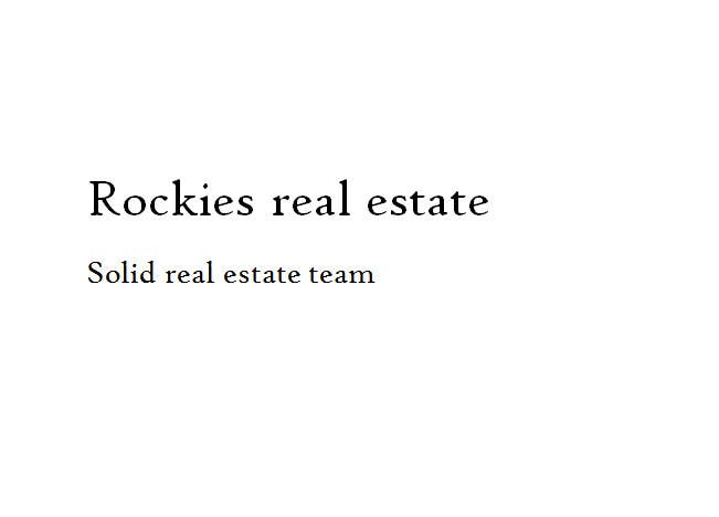 Kilpailutyö #64 kilpailussa                                                 Write a tag line/slogan for a Real Estate Team
                                            