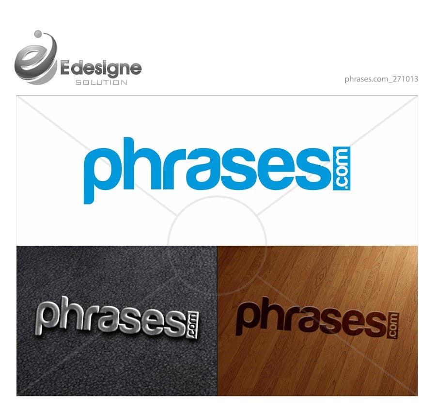Bài tham dự cuộc thi #16 cho                                                 Design a Logo for phrases.com
                                            