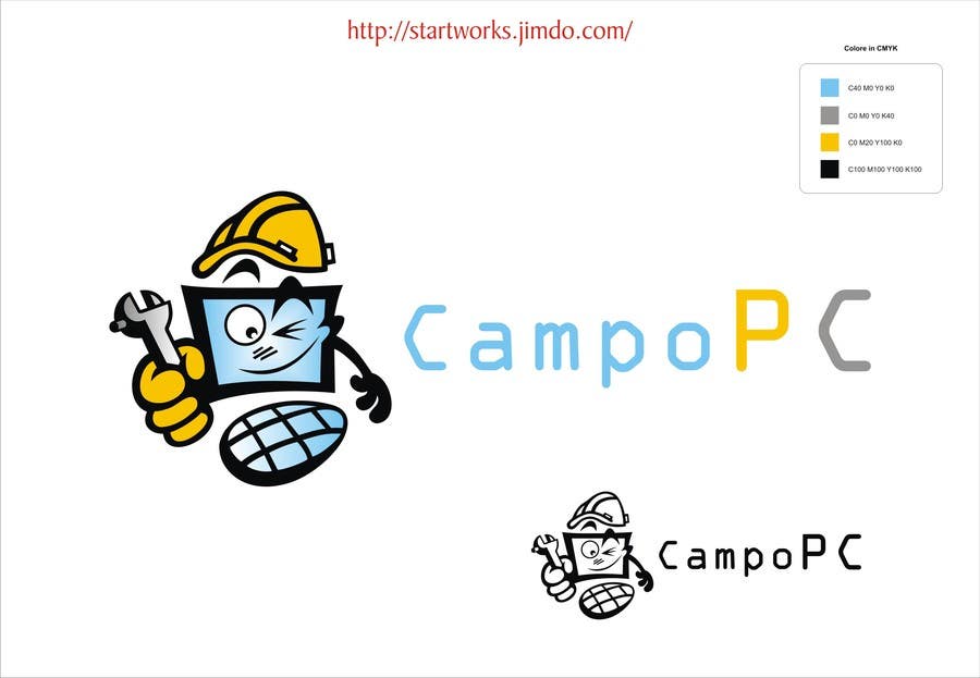 Kilpailutyö #24 kilpailussa                                                 Disegnare un Logo for CampoPC
                                            