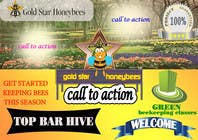 Graphic Design Contest Entry #8 for Advertisement Design for Gold Star Honeybees