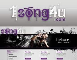 #115 para Logo Design for 1song4u.com de lastmimzy