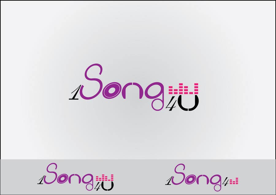 Kandidatura #160për                                                 Logo Design for 1song4u.com
                                            