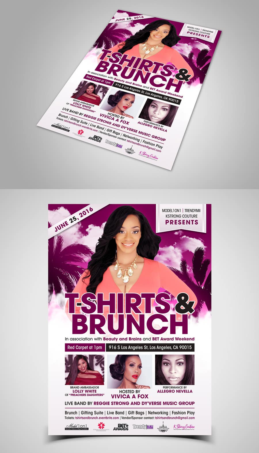 Contest Entry #14 for                                                 Design a Flyer- T-SHIRTS & BRUNCH
                                            