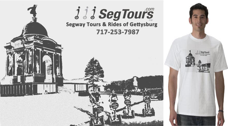 Bài tham dự cuộc thi #45 cho                                                 T-shirt Design for Segway Tours of Gettysburg
                                            