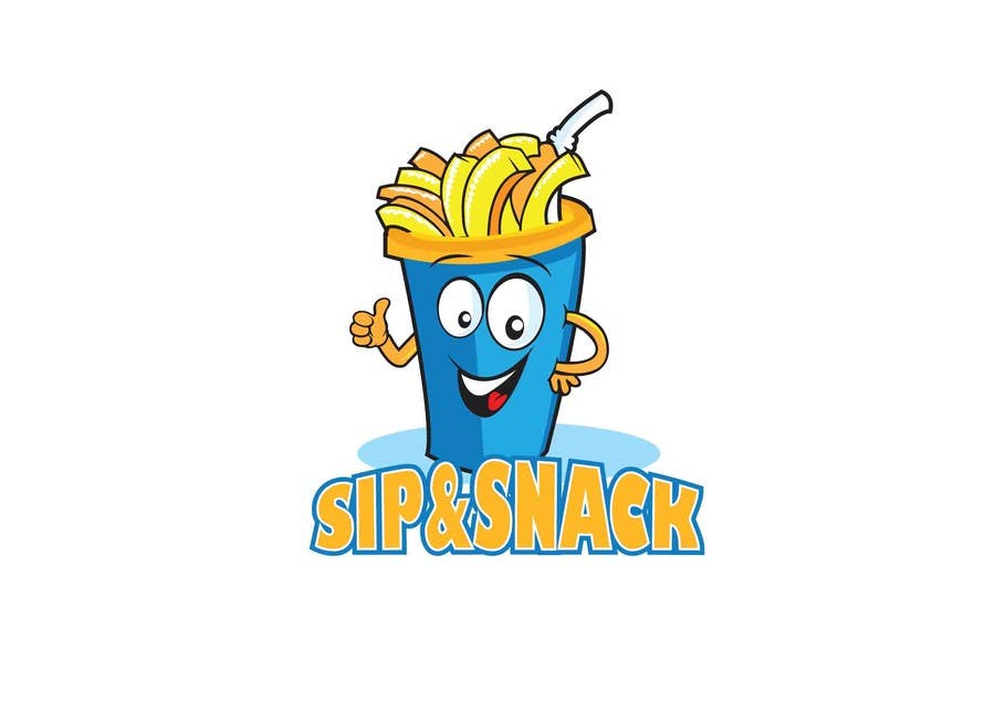 Contest Entry #16 for                                                 Sip & Snack (french fries business logo)
                                            