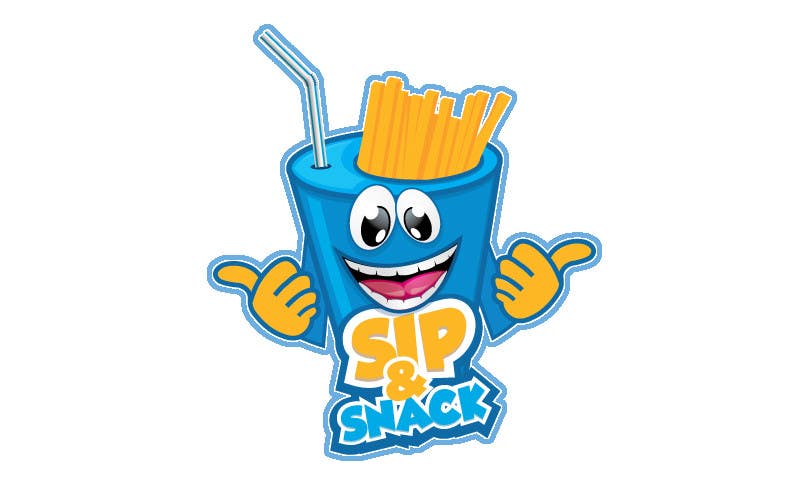 Contest Entry #19 for                                                 Sip & Snack (french fries business logo)
                                            
