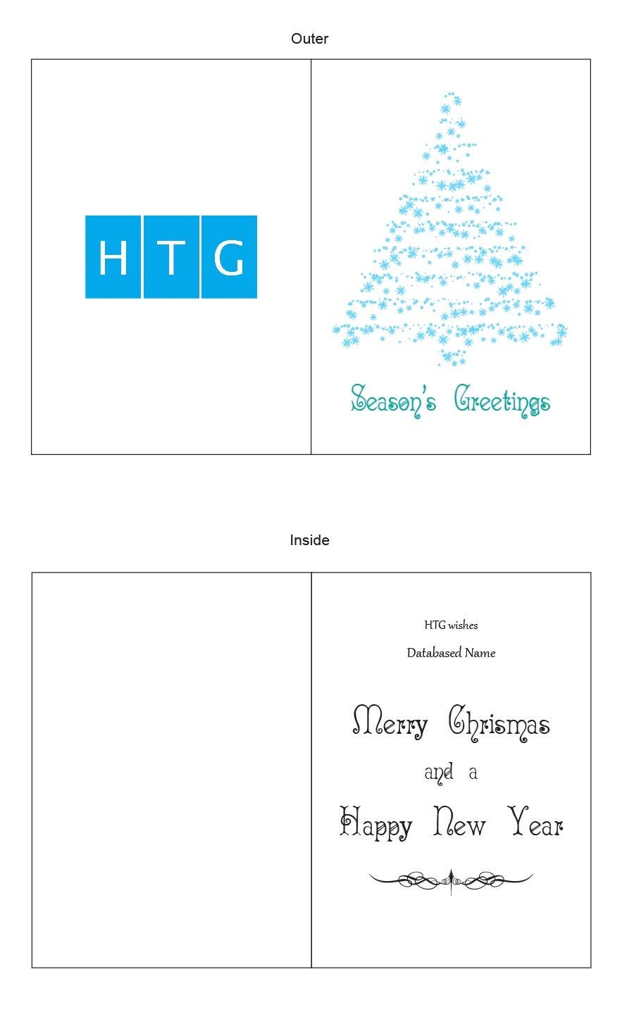 Kilpailutyö #6 kilpailussa                                                 Design HTG's Corporate Christmas Card
                                            