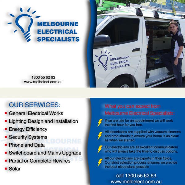 Contest Entry #53 for                                                 Graphic Design for Melbourne Electrical Specialists
                                            