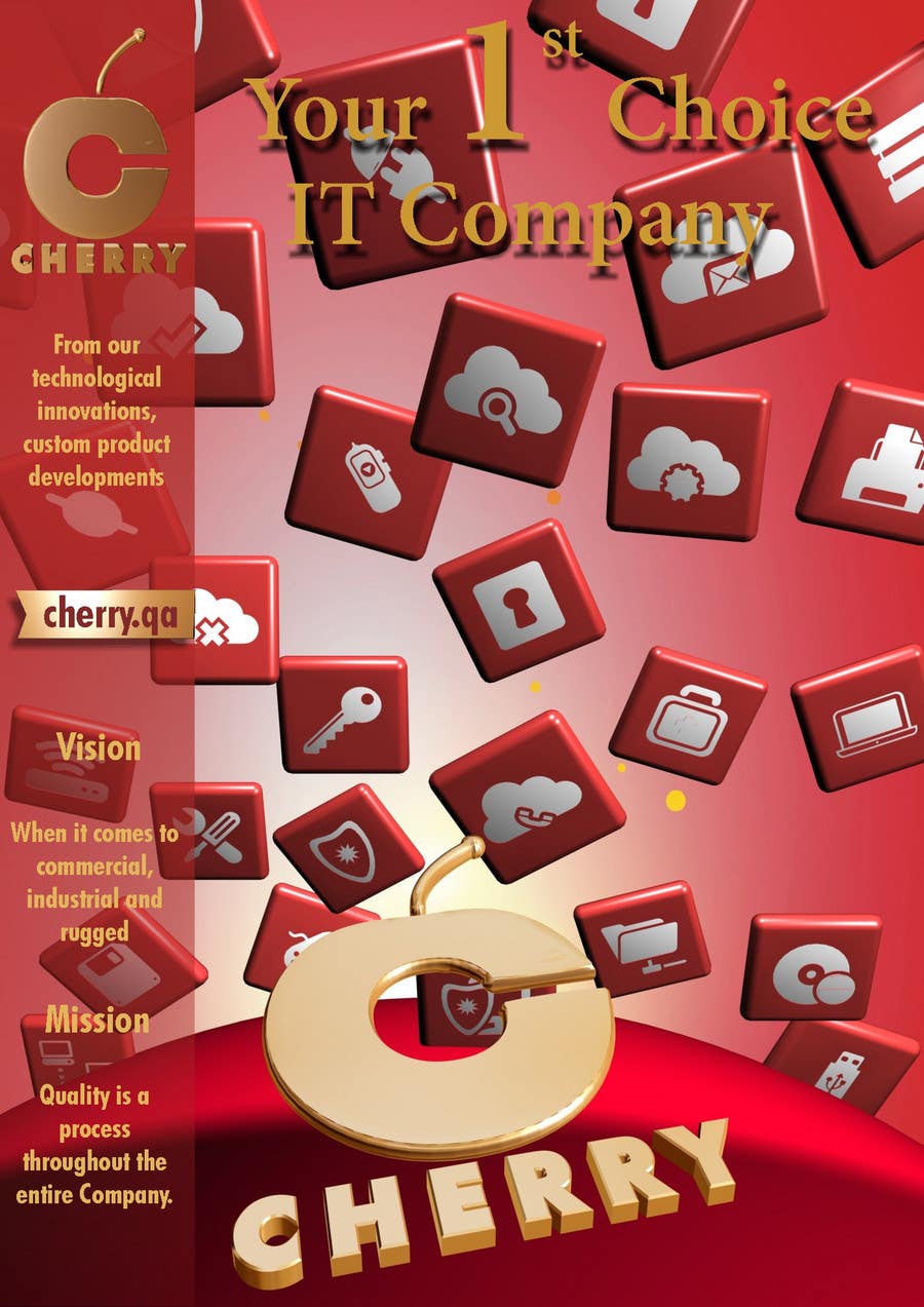 Participación en el concurso Nro.57 para                                                 Brochure Design for Cherry Computers Co. W.L.L.
                                            