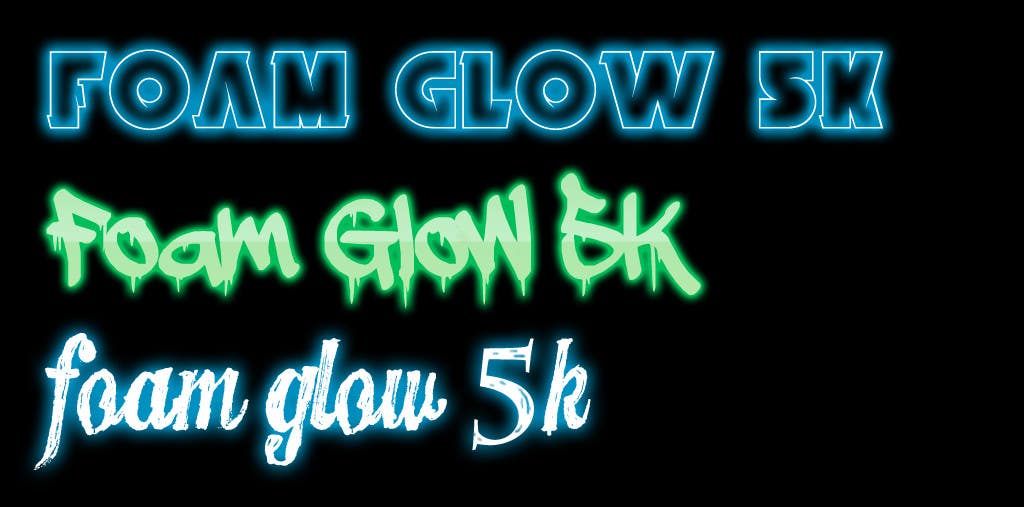 Bài tham dự cuộc thi #42 cho                                                 Design a Logo for Foam Glow 5K
                                            
