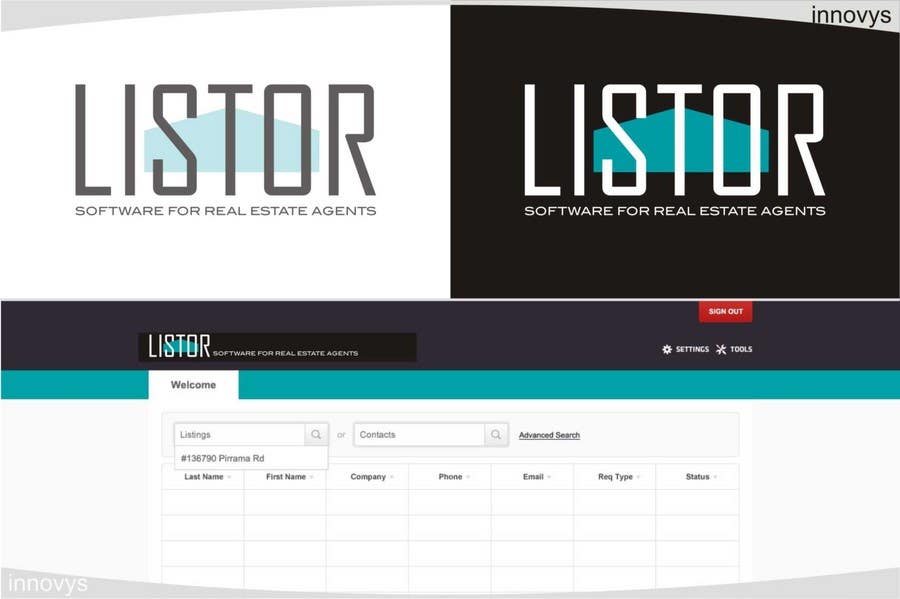 Contest Entry #300 for                                                 Logo Design for A software program named "LISTOR" for real estate agents
                                            