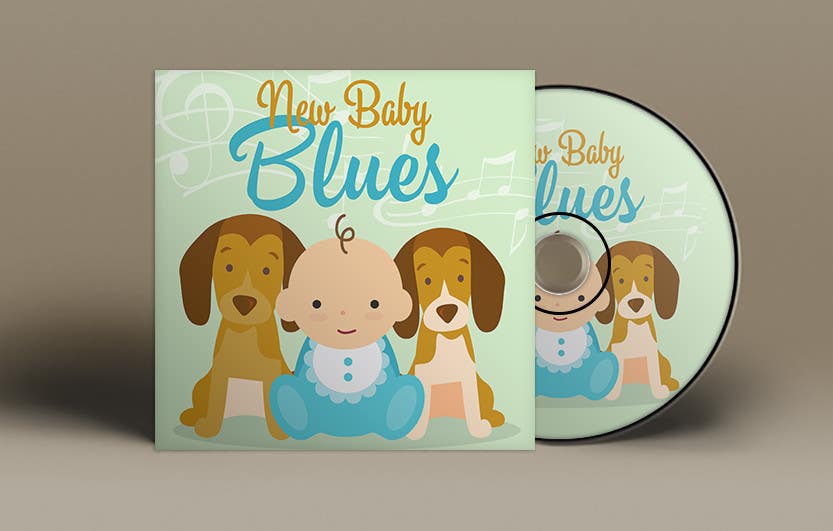 Kilpailutyö #5 kilpailussa                                                 Design Our Baby Announcement Album Cover
                                            