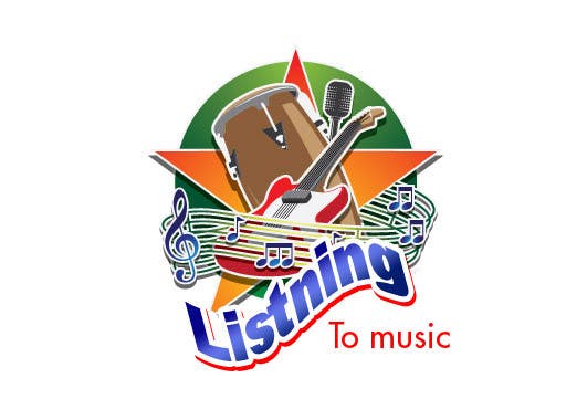 Konkurrenceindlæg #104 for                                                 Logo Design for Listening to music
                                            