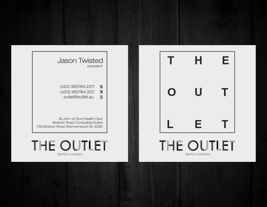 Contest Entry #50 for                                                 Business Card Design for The Outlet Fashion Company
                                            