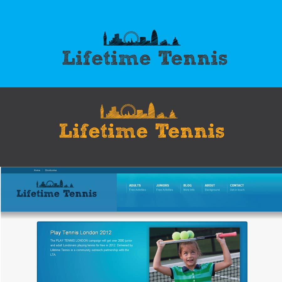Bài tham dự cuộc thi #25 cho                                                 Logo Design for Lifetime Tennis
                                            