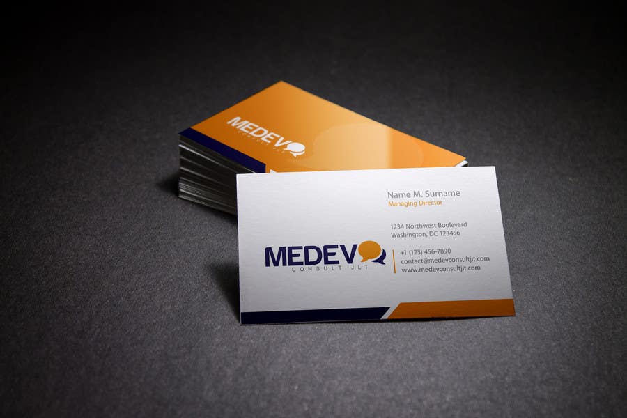 Inscrição nº 20 do Concurso para                                                 Design a Logo/Letterhead/Business Cards for MEDEV Consult JLT
                                            